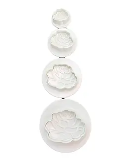 کاتر فشاری گل رز 3تایی