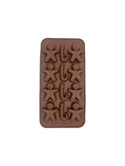 قالب سیلیکون شکلات طرح آدمک و عصا