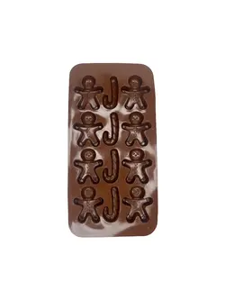 قالب سیلیکون شکلات طرح آدمک و عصا
