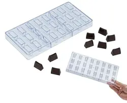 قالب پلی کربنات طرح مکعب مستطیل