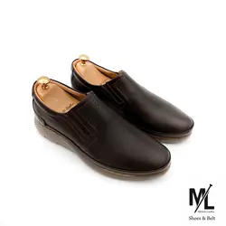 کفش ارتوپدیک طبی راحتی چرم مردانه | کد:H3 | چرم میخچی
