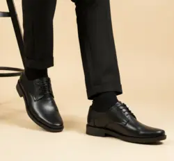 کفش مدیریتی / اداری تمام چرم مردانه | کد:G222 | چرم میخچی