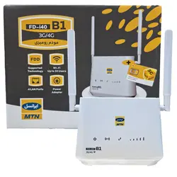 مودم 3G/4G ایرانسل مدل irancell FD-i40 B1 با بسته 30 گیگ یک ماهه