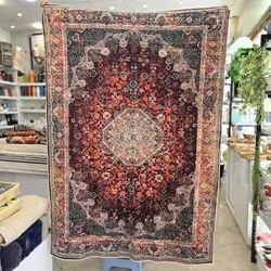 روفرشی ضخیم طرح زرشکی ریز (۱۹۰×۱۴۰)