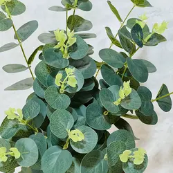 گل مصنوعی مدل اکالیپتوس دسته‌ای