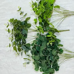 گل مصنوعی مدل اکالیپتوس دسته‌ای