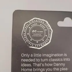 قاشق مربا خوری استیل طلایی و مشکی Danny Home (بسته ۶ عددی)