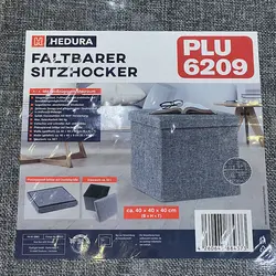 نیمکت پاف تاشو مربعی