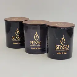 شمع عطری مدل لیوانی سنسو (پارافین رنگی)