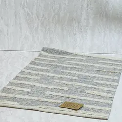 گلیم وارداتی نخی طوسی روشن (۶۰×۹۰)