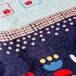 زیر سفره ای مخمل ۶ متری مدل گبه