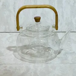 قوری پیرکس ساده مدل دسته‌دار