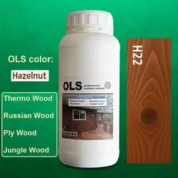 رنگ چوب ترمو و روسی قهوه ای فندقی یک لیتری