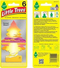 خوشبوکننده کارتی لیتل تری رایحه Little Trees Sunset Beach