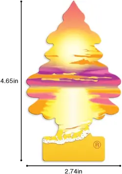 خوشبوکننده کارتی لیتل تری رایحه Little Trees Sunset Beach