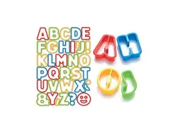 کاتر حروف لاتین رنگی