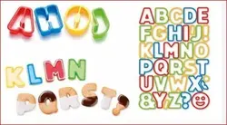 کاتر حروف لاتین رنگی