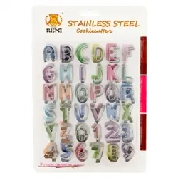 کاتر حروف اعداد استیل