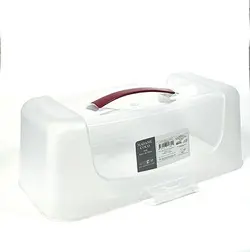 ظرف نگهداری کیک رولتی قرمز