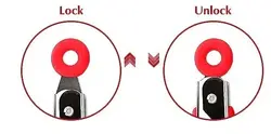 انبر سر سیلیکونی قفل دار