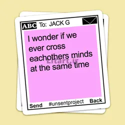 استیکر Unsent projectکد uns33