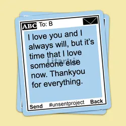 استیکر Unsent projectکد uns22