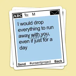 استیکر Unsent projectکد uns14