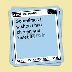 استیکر Unsent projectکد uns11