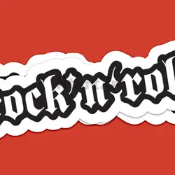 استیکر Rock کد mtr27