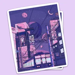 استیکر Aesthetic کد C71