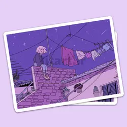 استیکر Aesthetic کد C63