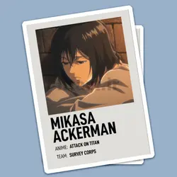 استیکر انیمه کد A2