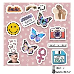 استیکرپک Aesthetic کد aes6