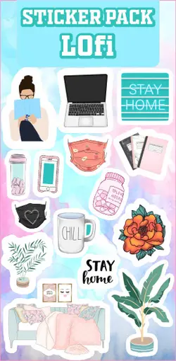 استیکرپک Aesthetic کد aes22