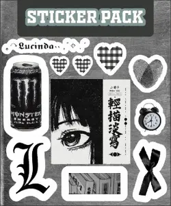 استیکرپک Dark کد cnb50