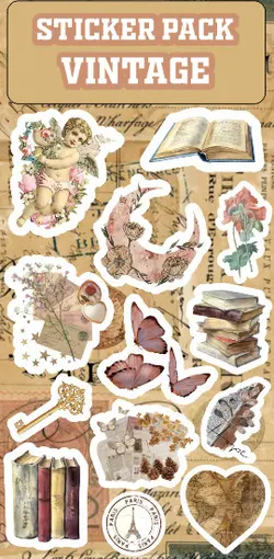 استیکرپک Vintage کد cnb44