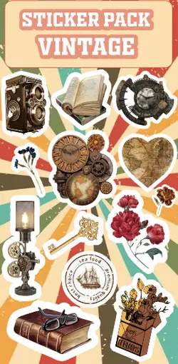استیکرپک Vintage کد cnb43