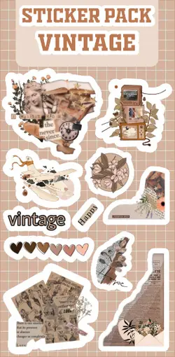 استیکرپک Vintage کد cnb25