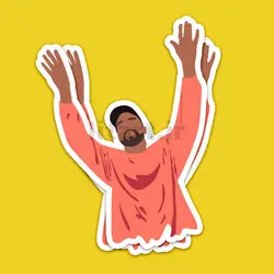 استیکر Hip Hop کد hop16