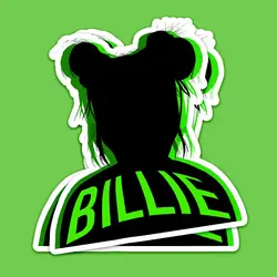 استیکر Billie eilish کد bl20