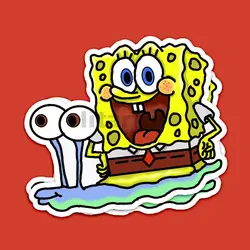 استیکر Sponge bob کد sb49