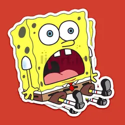 استیکر Sponge bob کد sb27