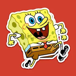 استیکر Sponge bob کد sb20