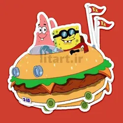 استیکر Sponge bob کد sb19