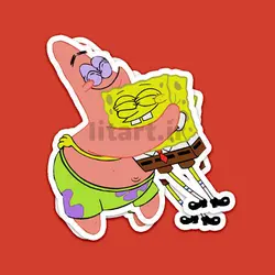 استیکر Sponge bob کد sb11