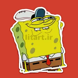 استیکر Sponge bob کد sb10