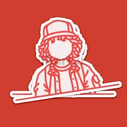 استیکر Stranger things کد st2