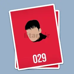 استیکر Squid game کد sg30