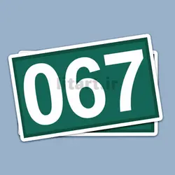 استیکر Squid game کد sg25