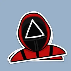 استیکر Squid game کد sg4